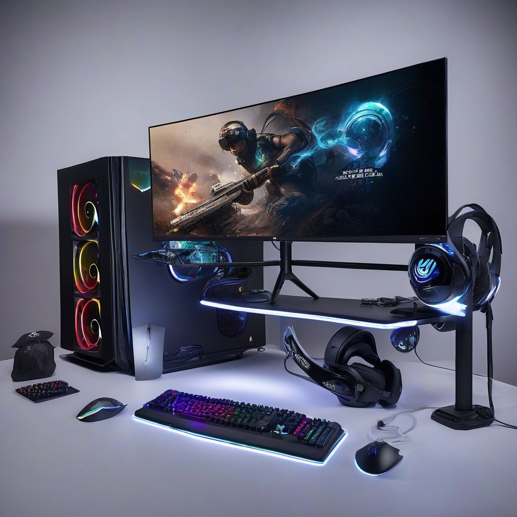 A high-performance PC setup optimized for VR gaming.